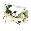 Couronne de fleurs blanches