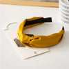 Headband jaune moutarde