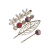 barrette cheveux fleur