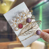barrette cheveux fleuri