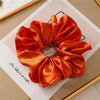 Chouchou orange satin