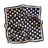 Foulard femme noir et blanc