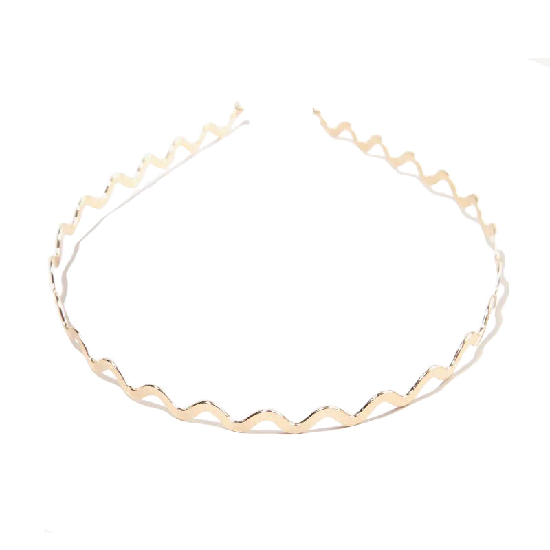 serre tete fin femme dore