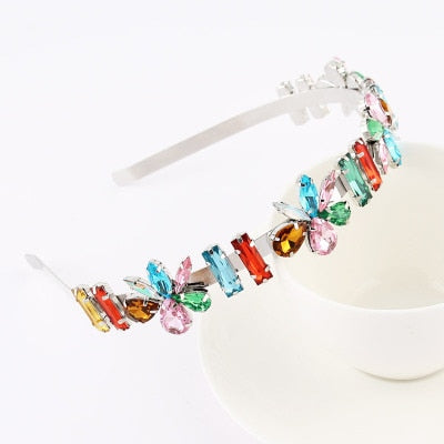 bijoux de tete fleurs strass