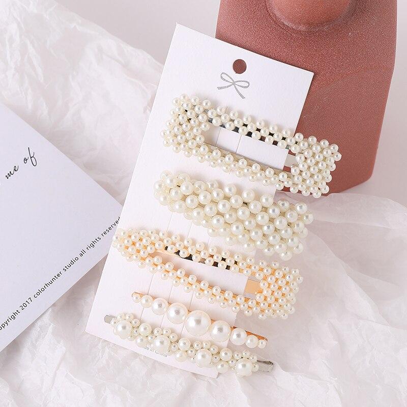 barrettes perles chanel