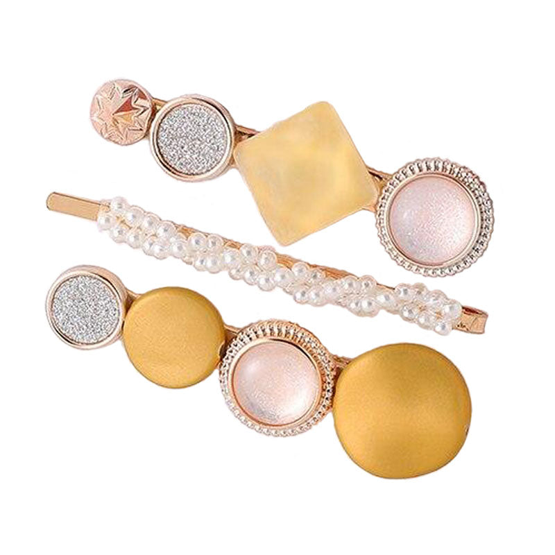 barrettes jaunes chics