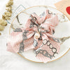 chouchou foulard rose