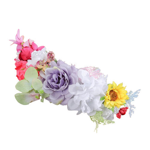 couronne de fleurs des champs