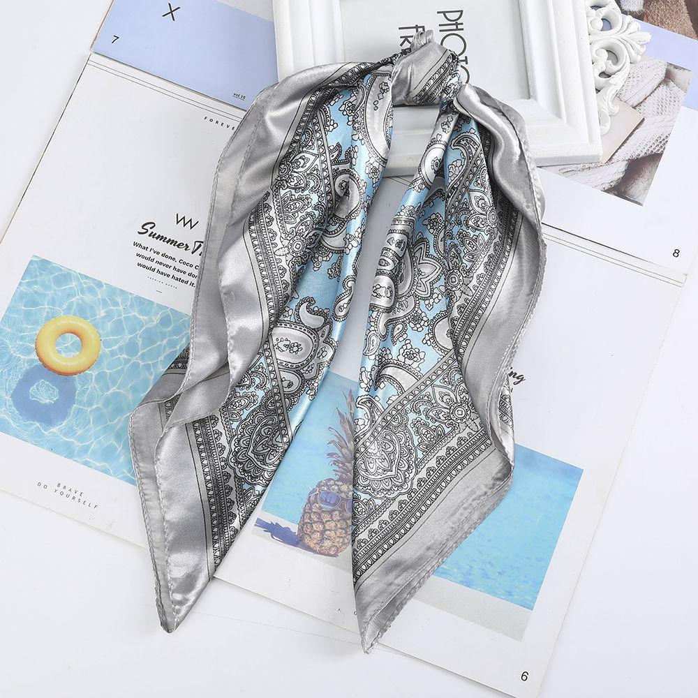 foulard cheveux gris