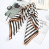 Foulard cheveux - Rayures chocolats