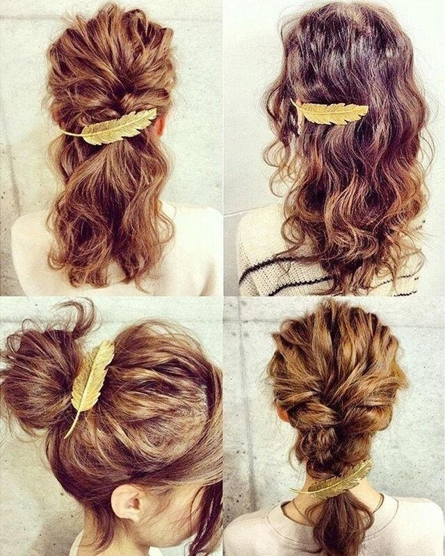 idee coiffures barrettes cheveux