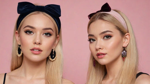 Serre tete velours bijoux