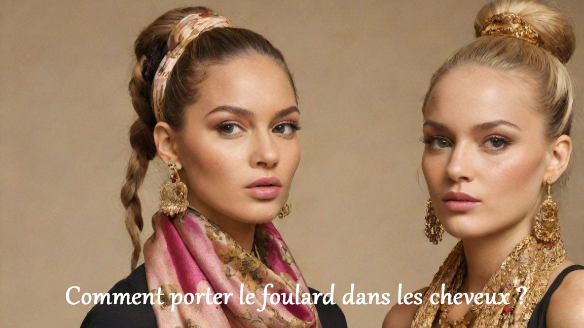 comment mettre un foulard dans les cheveux