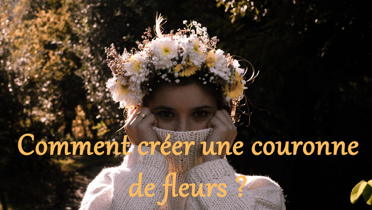 comment réaliser une couronne de fleurs