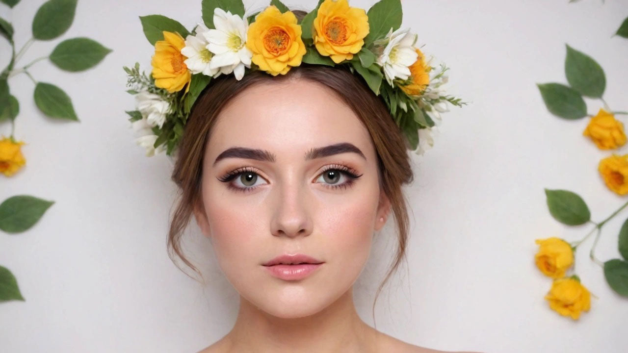 couronne de fleurs mariage