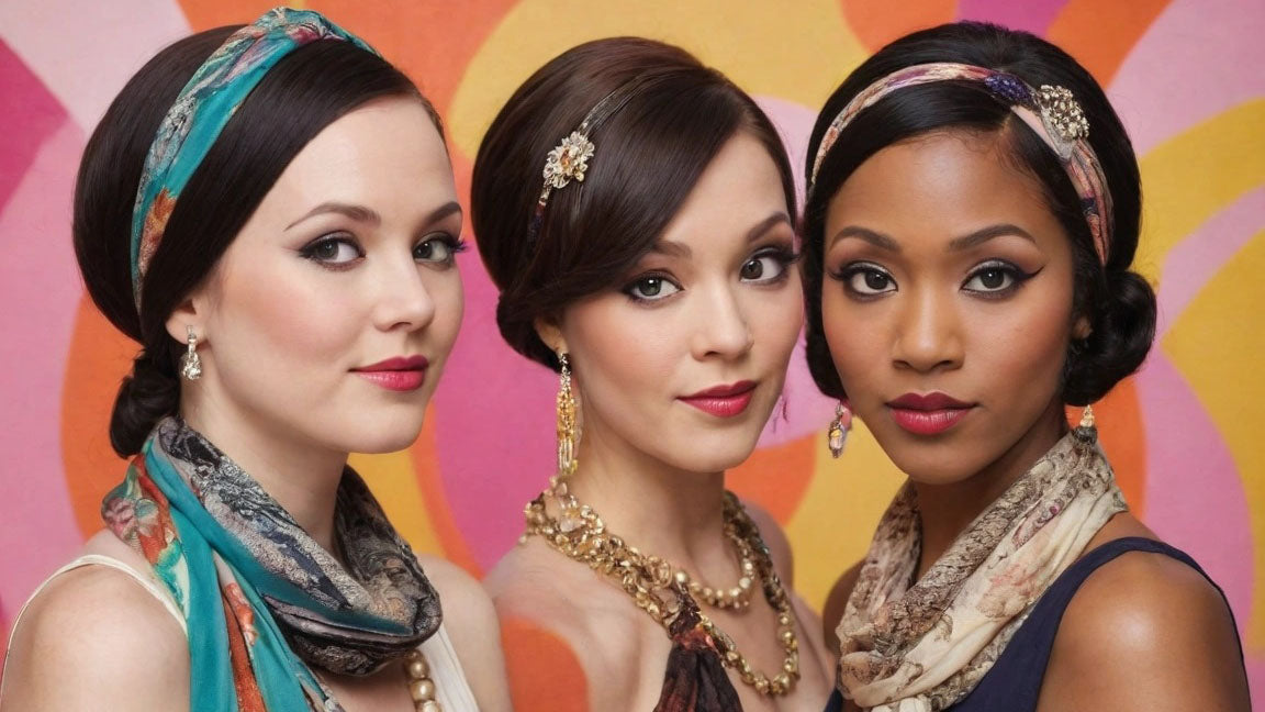 guide foulard cheveux