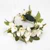 Couronne fleurs blanches
