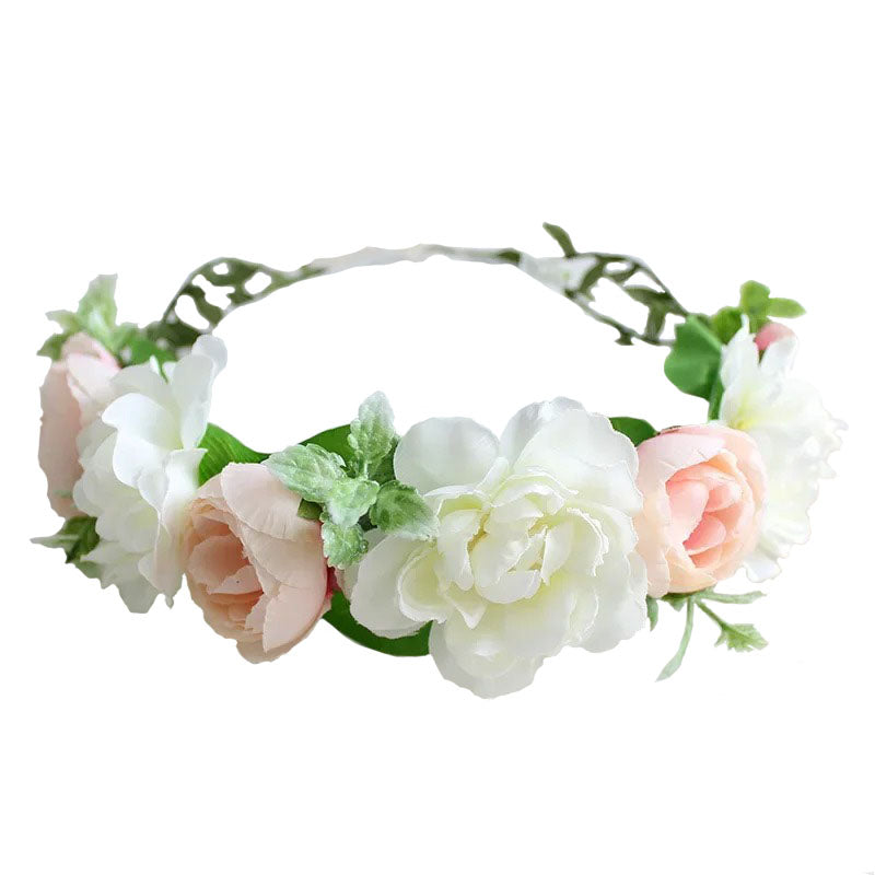 Couronne fleurs romantique mariage