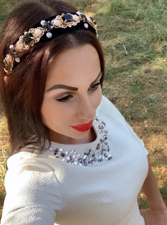 serre tete reine bijou