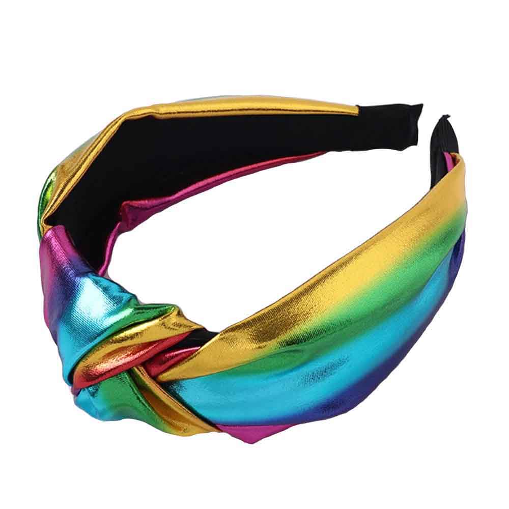 Serre-tête arc-en-ciel brillant