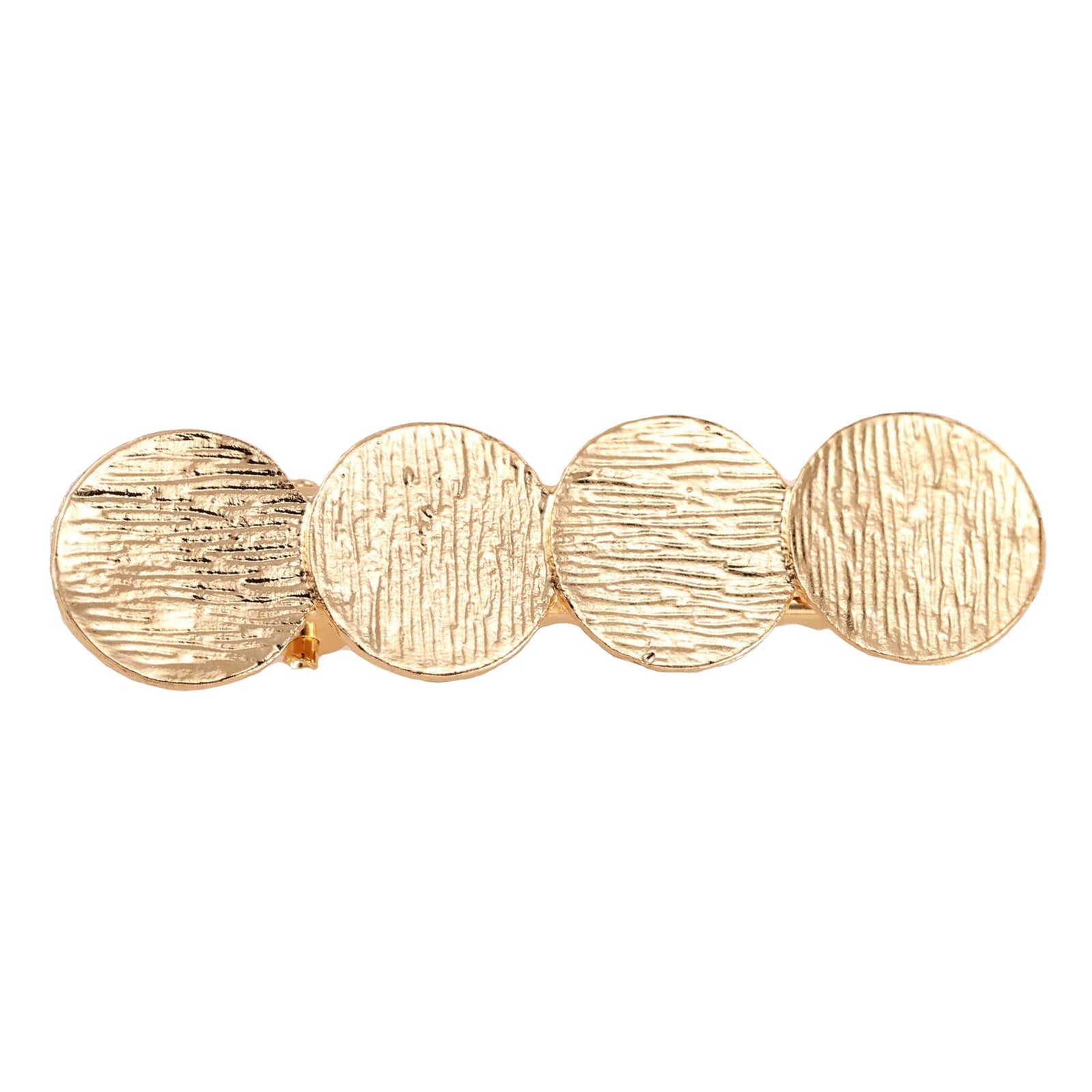 barrette dorée femme 