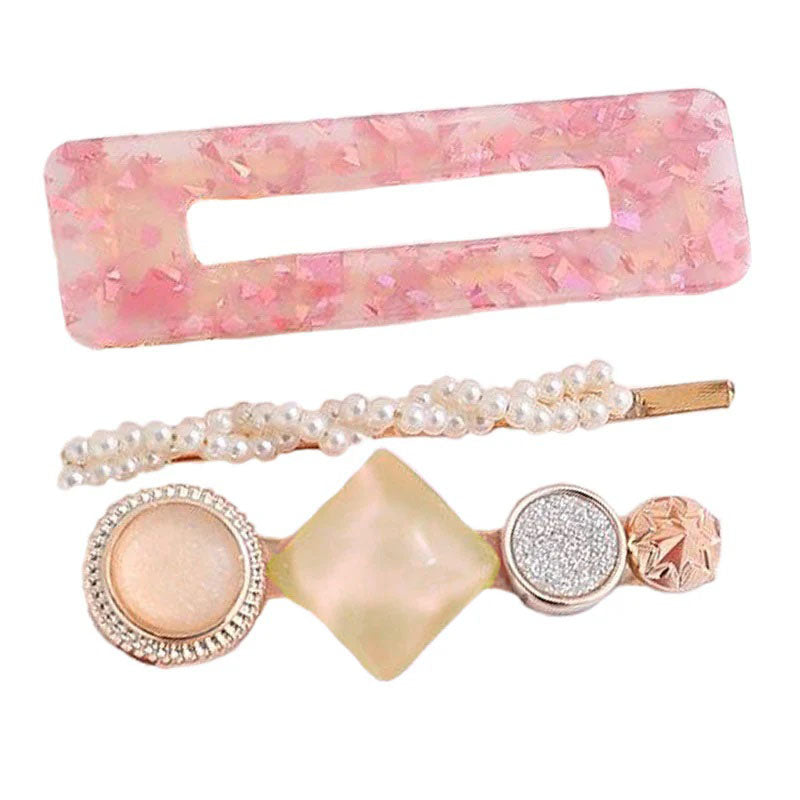 barrette femme rose 
