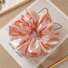 Chouchou satin folie rose femme