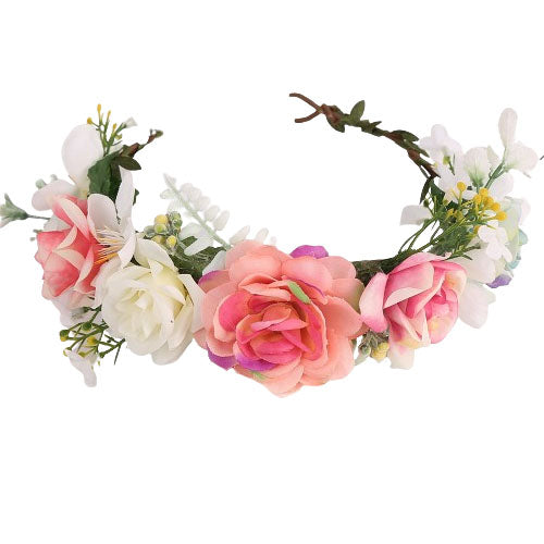Couronne fleurs champetre 