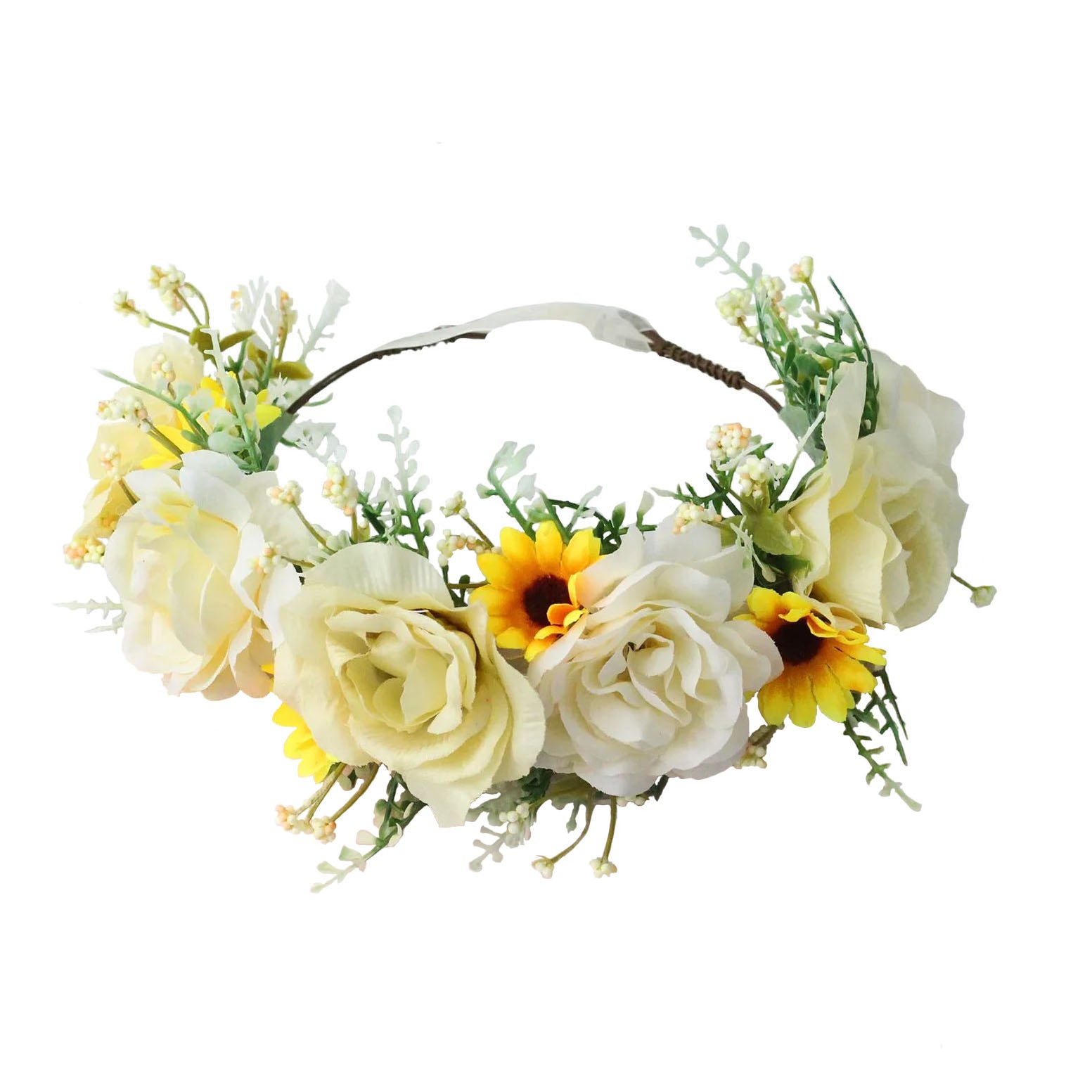 Couronne fleurs champetre
