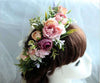 couronne fleurs artificielle