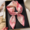 foulard cheveux fleuri