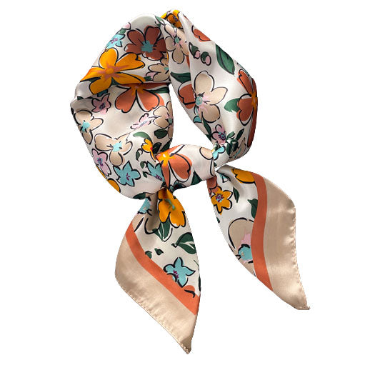 Foulard cheveux soie