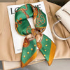 Foulard soie cheveux femme