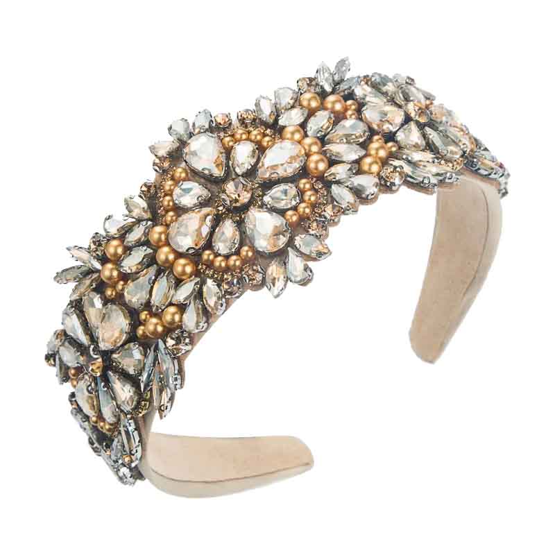 headband blanc mariage