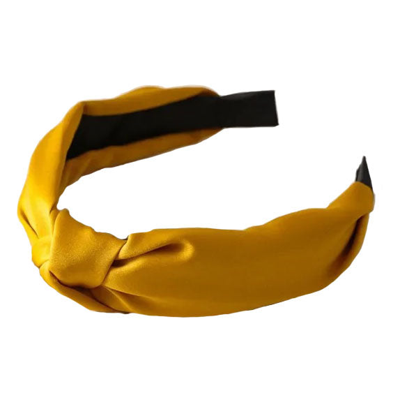 Headband jaune moutarde