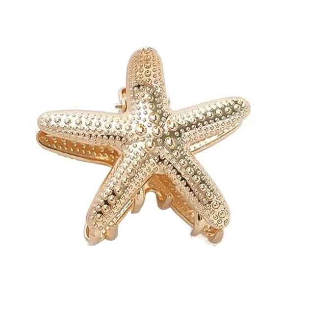 Pince cheveux étoile de mer