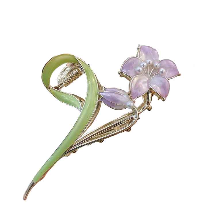 Pince cheveux fleur tahiti