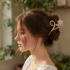Pince fleur violet