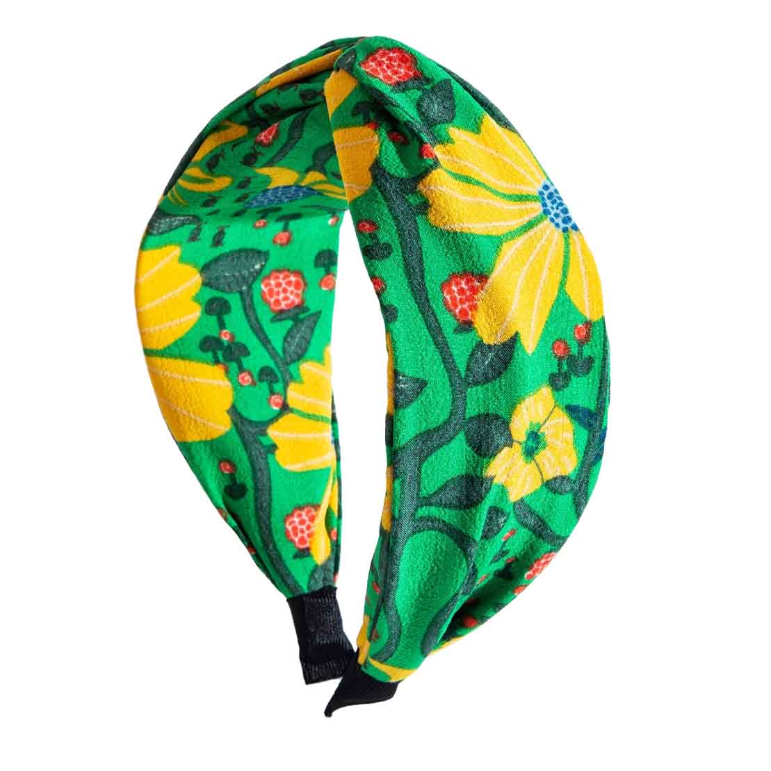 Serre tête foulard vert 