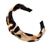 Serre tete leopard satin
