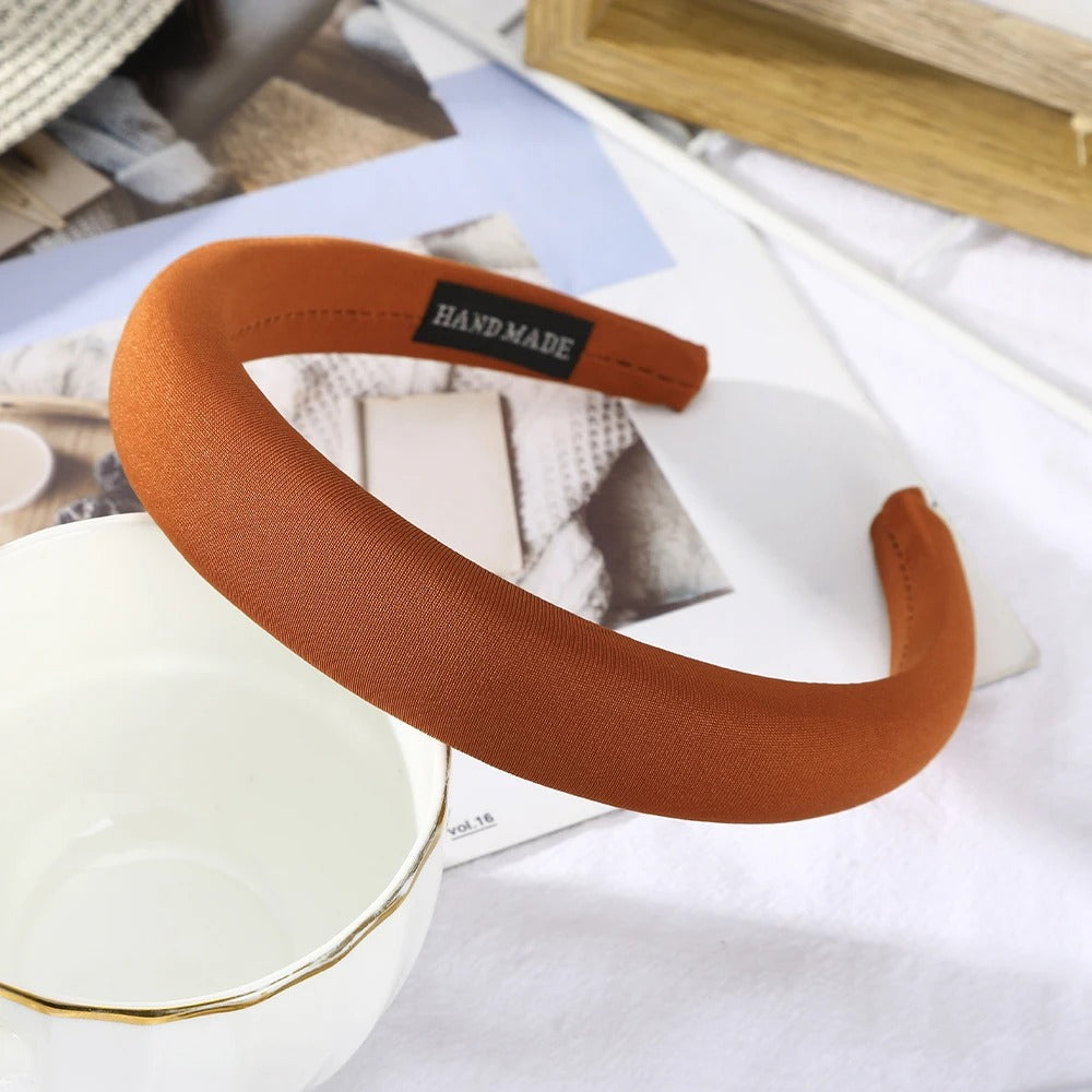 Serre tete marron camel