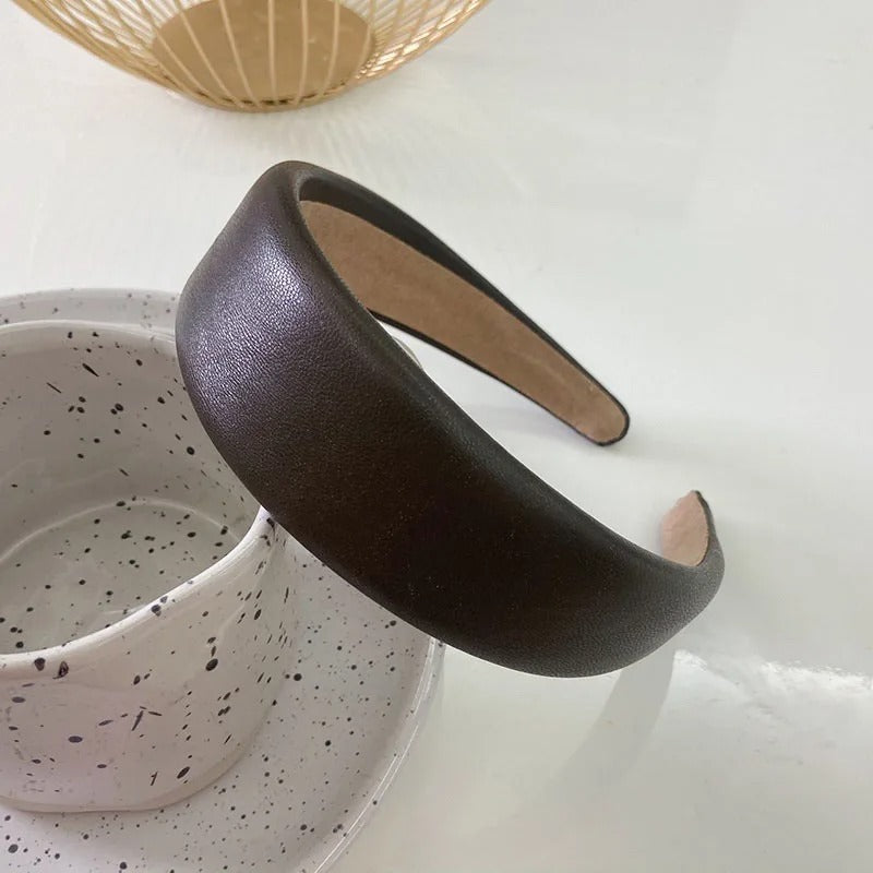 Serre tete maxi cuir