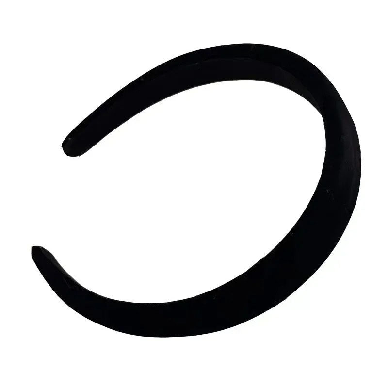 Serre tête noir velouté