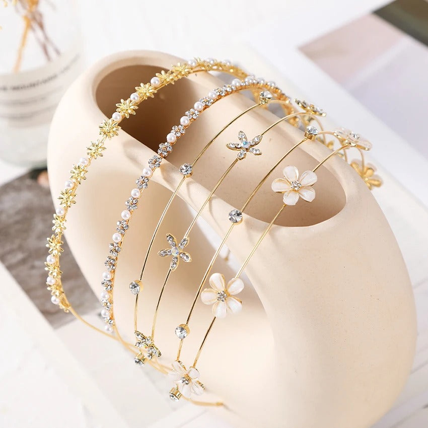 Tiare fleur et crystal