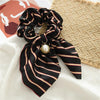 chouchou foulard noir