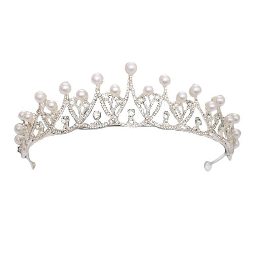 diademe perles princesse