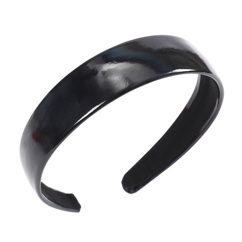 Serre tête maxi brillant noir