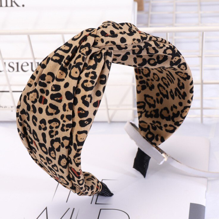 Serre tête leopard femme