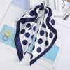 foulard cheveux petits pois