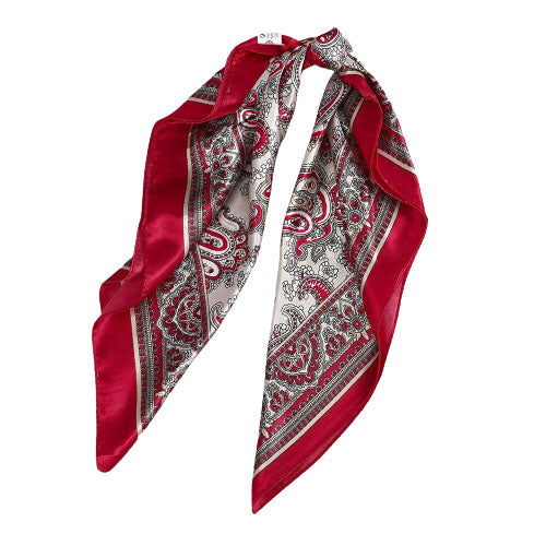 Foulard Bandana CELIO Rouge En Coton - Motif Ancre - Neuf Avec étiquettes